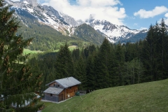 Fred's Hütte mit traumhaften Ausblick auf die Bischofsmütze