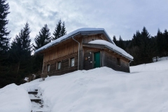 Eingang Fred's Hütte